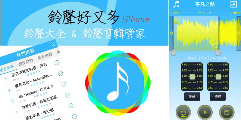 iPhone铃声telegram中文版下载+音乐裁剪App－自制来电铃声和提醒音效，铃声好又多。